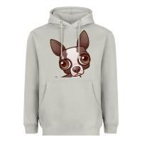 Moon Dust zippy the boston terrier Heavyweight Hoodie - linhVisuals