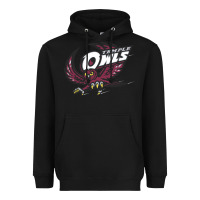 Black temple owls Heavyweight Hoodie - linhVisuals