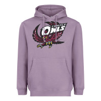 Lavender temple owls Heavyweight Hoodie - linhVisuals