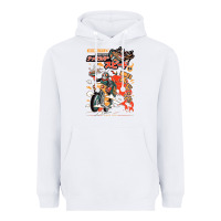 White ramen rider food, noodles Heavyweight Hoodie - linhVisuals