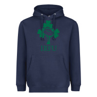 Navy irish rugby football union Heavyweight Hoodie - linhVisuals