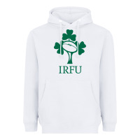 White irish rugby football union Heavyweight Hoodie - linhVisuals
