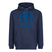 Navy scottish rugby Heavyweight Hoodie - linhVisuals