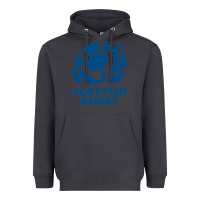 Smoke scottish rugby Heavyweight Hoodie - linhVisuals