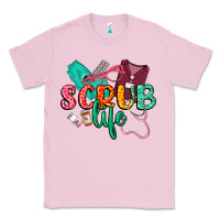 Bubblegum Pink Scrub life Classic Tee - CowGirlArtShop