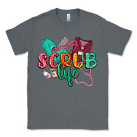 Charcoal Heather Scrub life Classic Tee - CowGirlArtShop