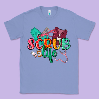 Scrub Life Classic Tee Designed By Cowgirlartshop