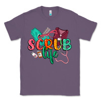 Lavender Scrub life Classic Tee - CowGirlArtShop