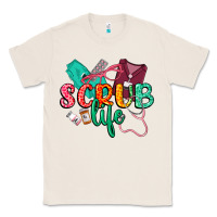 Natural Scrub life Classic Tee - CowGirlArtShop