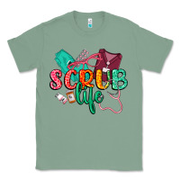 Sage Scrub life Classic Tee - CowGirlArtShop