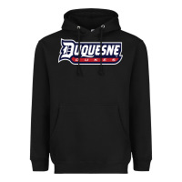 Black duquesne sports Heavyweight Hoodie - linhVisuals
