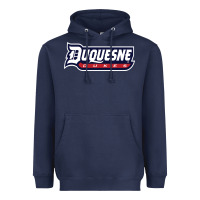 Navy duquesne sports Heavyweight Hoodie - linhVisuals