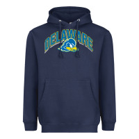 Navy delaware sportss Heavyweight Hoodie - linhVisuals