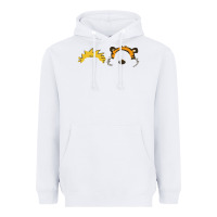 White hobbes Heavyweight Hoodie - linhVisuals