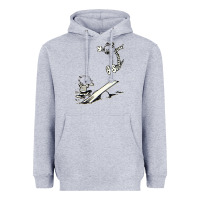 Heather Grey hobbes Heavyweight Hoodie - linhVisuals