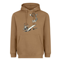Toasted Coconut hobbes Heavyweight Hoodie - linhVisuals