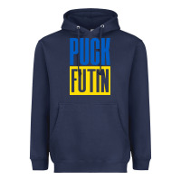 Navy puck futin meme Heavyweight Hoodie - linhVisuals