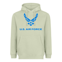 Matcha us force usaf distressed Heavyweight Hoodie - linhVisuals