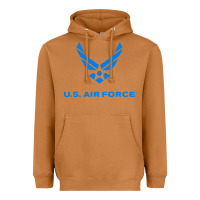 Meerkat us force usaf distressed Heavyweight Hoodie - linhVisuals