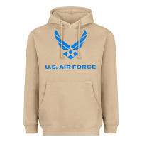 Mushroom us force usaf distressed Heavyweight Hoodie - linhVisuals