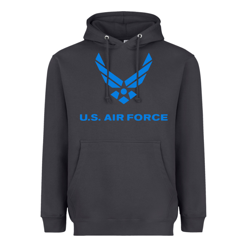 Us Force Usaf Distressed Heavyweight Hoodie by linhVisuals | Teevron