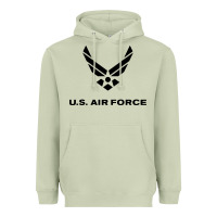 Matcha us air force usaf distressed Heavyweight Hoodie - linhVisuals