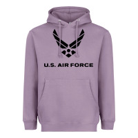 Lavender us air force usaf distressed Heavyweight Hoodie - linhVisuals