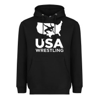 Black usa fight Heavyweight Hoodie - linhVisuals