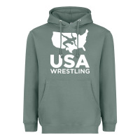 Sage usa fight Heavyweight Hoodie - linhVisuals