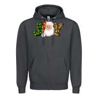 Smoke Christmas santa clause joy Zipper Hoodie - AdoDesignShop