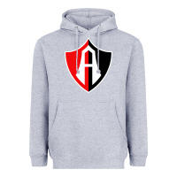 Heather Grey Atlas Football Heavyweight Hoodie - linhVisuals