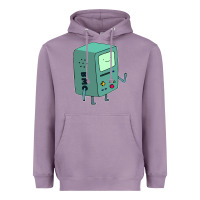Lavender Bmo Adventure Time Heavyweight Hoodie - linhVisuals