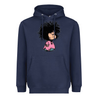Navy MAFALDA Heavyweight Hoodie - linhVisuals