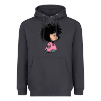 Smoke MAFALDA Heavyweight Hoodie - linhVisuals