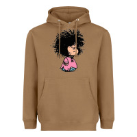 Toasted Coconut MAFALDA Heavyweight Hoodie - linhVisuals