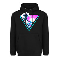 Black vaporwave aesthetic Heavyweight Hoodie - linhVisuals