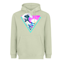 Matcha vaporwave aesthetic Heavyweight Hoodie - linhVisuals