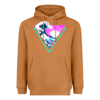 Meerkat vaporwave aesthetic Heavyweight Hoodie - linhVisuals