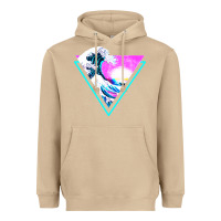 Mushroom vaporwave aesthetic Heavyweight Hoodie - linhVisuals