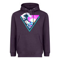 Plum vaporwave aesthetic Heavyweight Hoodie - linhVisuals