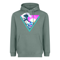 Sage vaporwave aesthetic Heavyweight Hoodie - linhVisuals