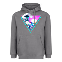 Storm vaporwave aesthetic Heavyweight Hoodie - linhVisuals