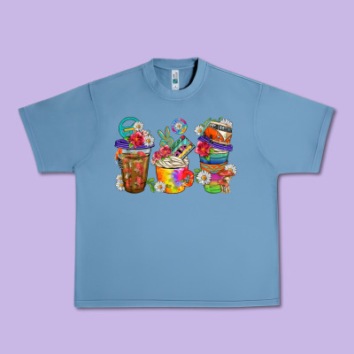 Hippie Coffee Cups Bbs Urban Heavy Tee Designed By Bundleandbundleshop