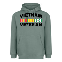 Sage vietnam veteran flag Heavyweight Hoodie - linhVisuals