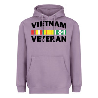 Lavender vietnam veteran flag Heavyweight Hoodie - linhVisuals