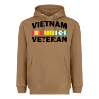 Toasted Coconut vietnam veteran flag Heavyweight Hoodie - linhVisuals