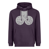 Plum dick head ball sack Heavyweight Hoodie - linhVisuals