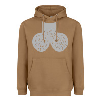 Toasted Coconut dick head ball sack Heavyweight Hoodie - linhVisuals