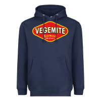 Navy vegemite Heavyweight Hoodie - linhVisuals