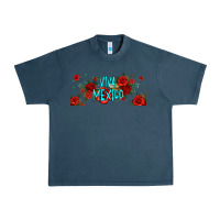 Midnight Navy viva mexico long live mexico Urban Heavy Tee - Jasminsmagicworld